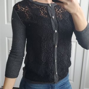 Zara Lace Knit Cardigan